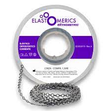 Elastomeros Corrente 1,5M Longo Cinza  ORTHOMETRIC