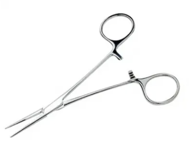 Pinca Mosquit.Reta 12,5Cm Odontologico - Pin007