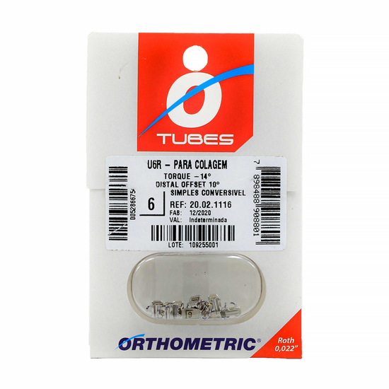 Tubos Para Colagem U6R ROTH ORTHOMETRIC