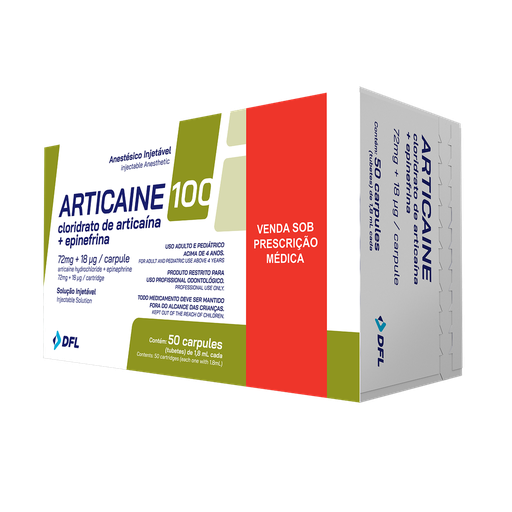 Anestesia Articaine Cloridrato de Articaina Hci 4% C/ Epinefrina