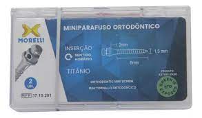 Mini Implante Ortodontico Titanio(2Mm.1.5Mm. 8Mm)