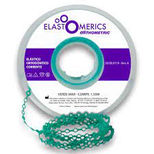 [7908470703885] Elastomero Corrente Longo Verde Mar  ORTHOMETRIC