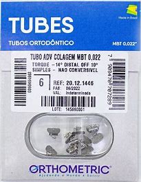 [7908470707289] Tubos Adv Colagem Simple MBT 0,022 NAO Conversivel ORTHOMETRIC